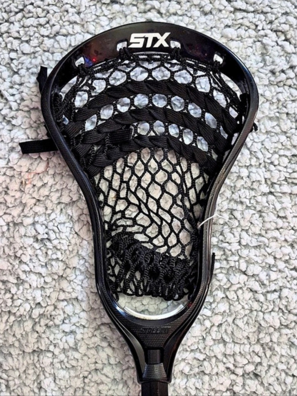 STX 6000 Black Lacrosse Stick